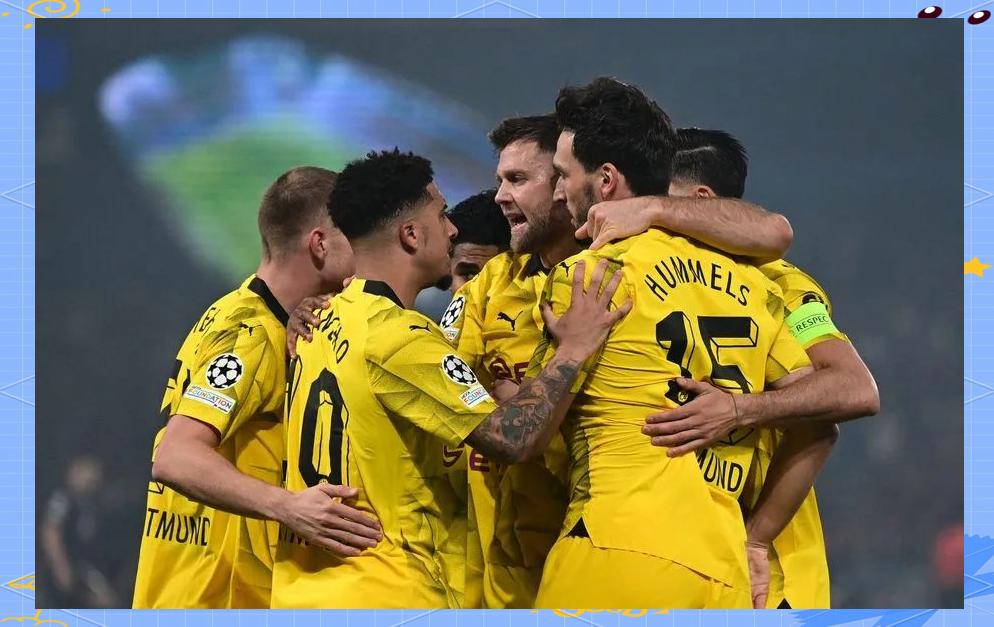 巴黎后防现漏洞，主场被多特蒙德逼平战困难重重